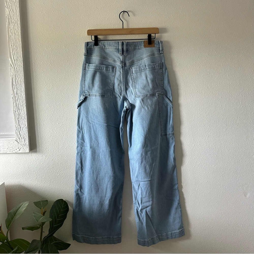 American Eagle Super High Rise Baggy Wide Leg 6 Regular - Picture 6 of 9